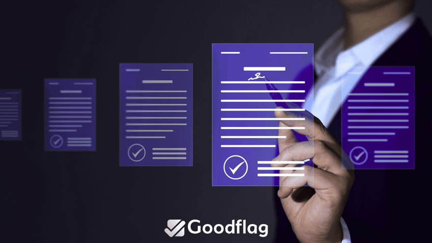 une entreprise fait une signature dématérialisée numérique Goodflag