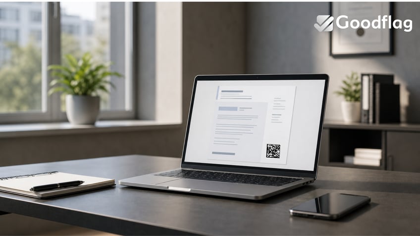 Cachet électronique visible pour les documents d'entreprise