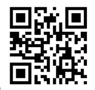 Exemple de QR code avec ses trois carrés de repérage