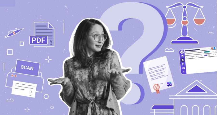 Une femme se questionne sur la valeur juridique d'une signature scannée