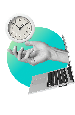 Main + Horloge