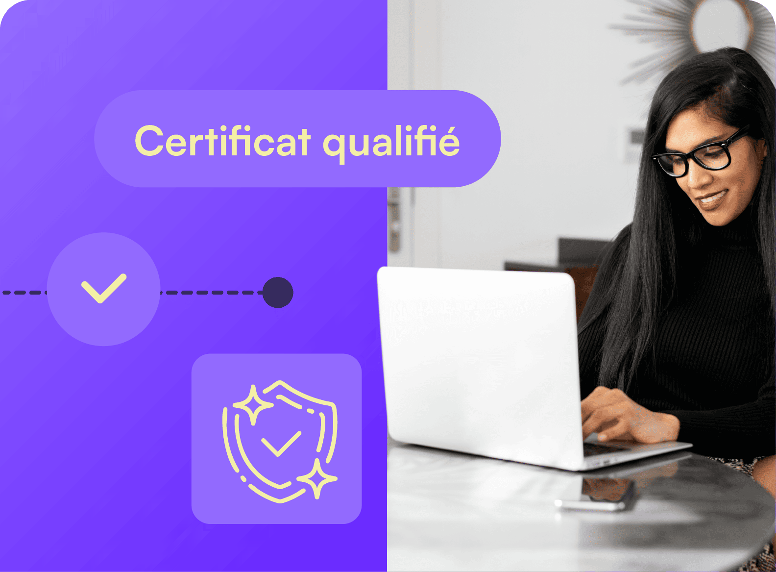 Un certificat qualifié associé est généré 