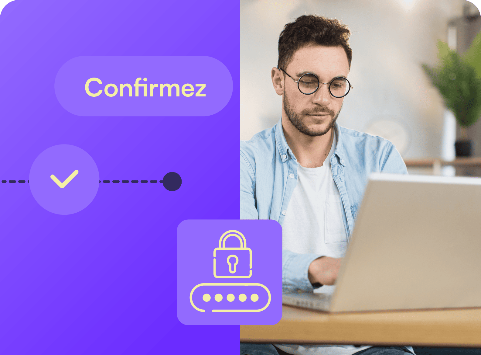 Votre destinataire consulte le document à signer et appose sa            signature image manuscrite, après avoir indiqué son code            d'identification.