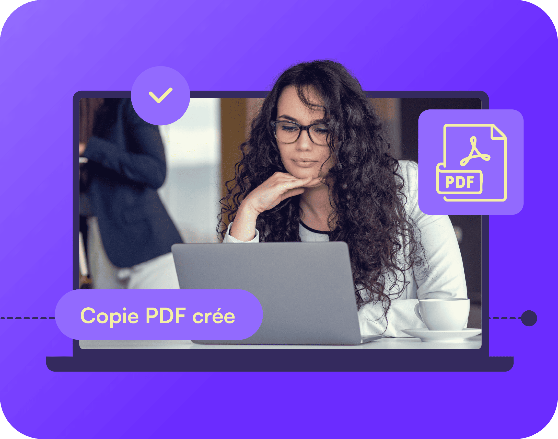 Une copie de votre PDF est créée