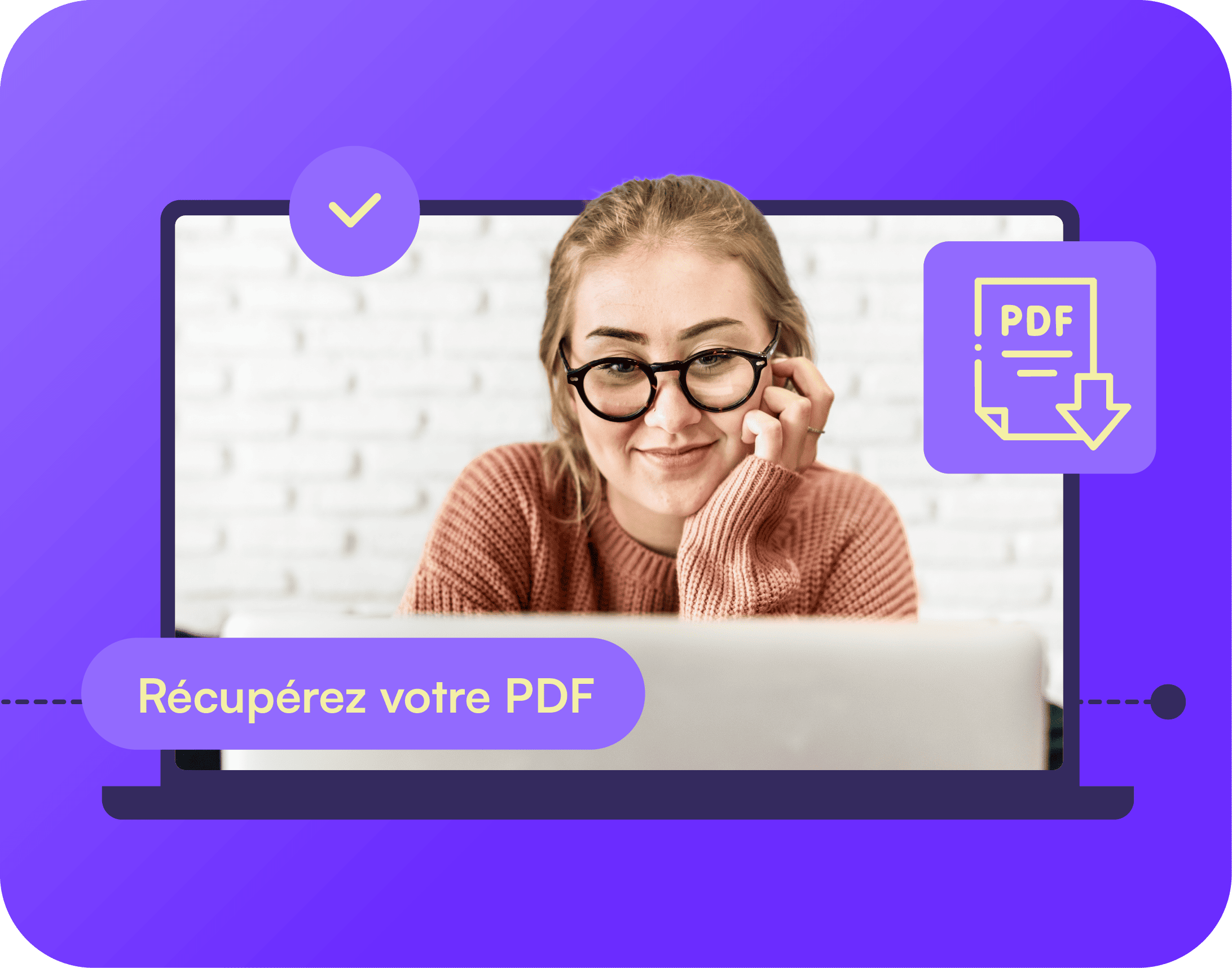 Une fois que le traitement est terminé, cliquez sur l’icône “fichiers             traités” pour récupérer votre PDF signé
