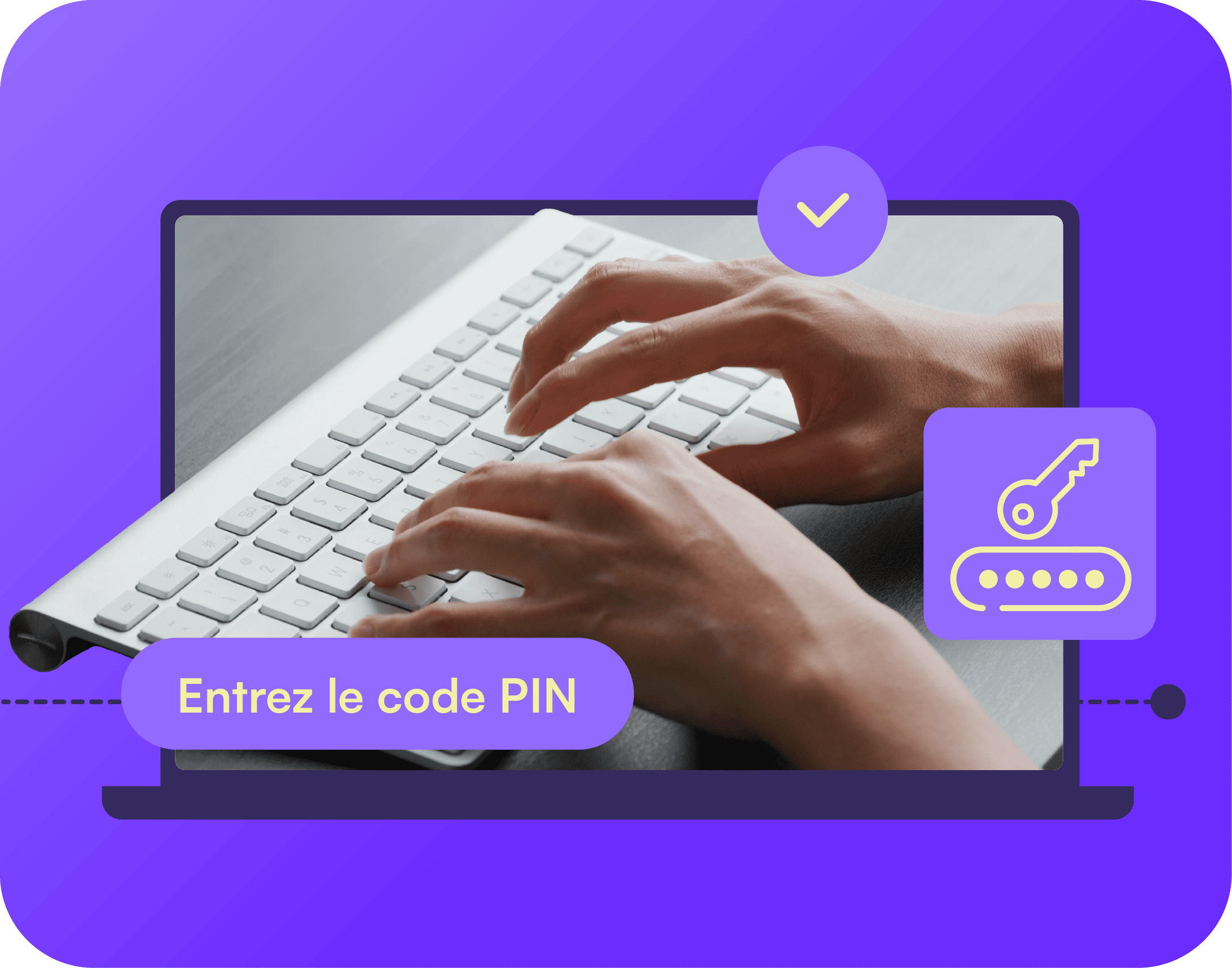 Fonctionnalité du logiciel de signature électronique qualifiée : code PIN